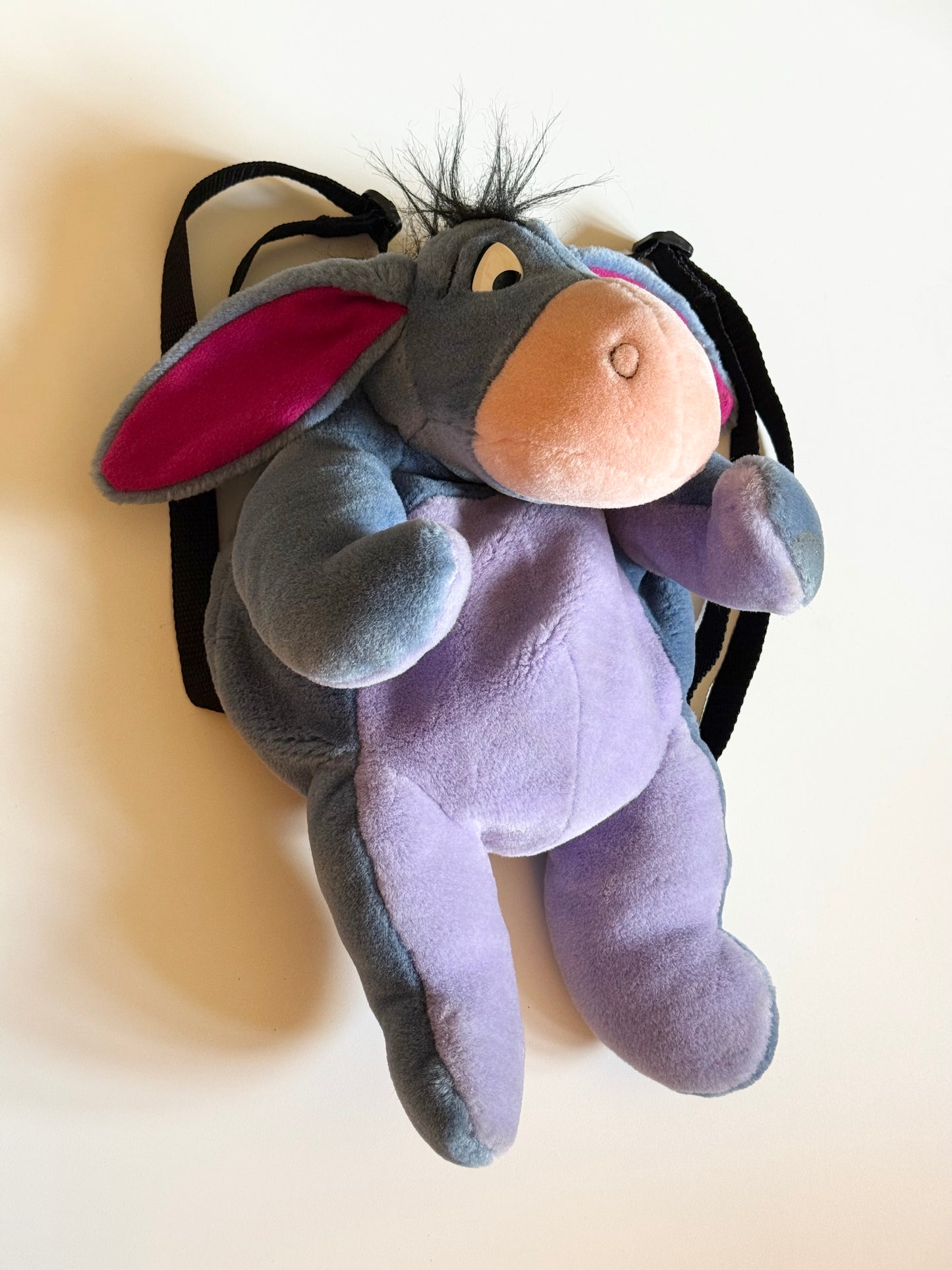 Vintage Winnie the Pooh Eeyore soft plush rucksack