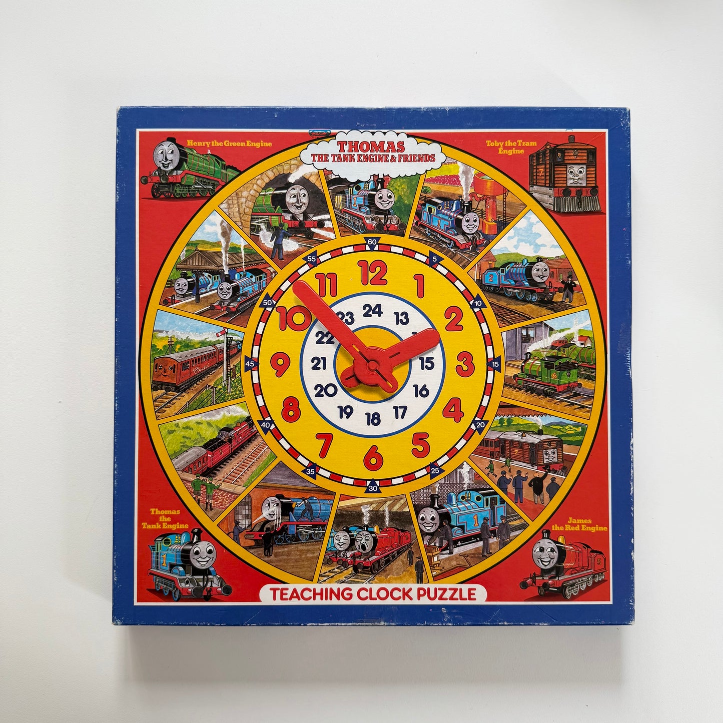 Vintage Thomas the tank engine clock puzzle