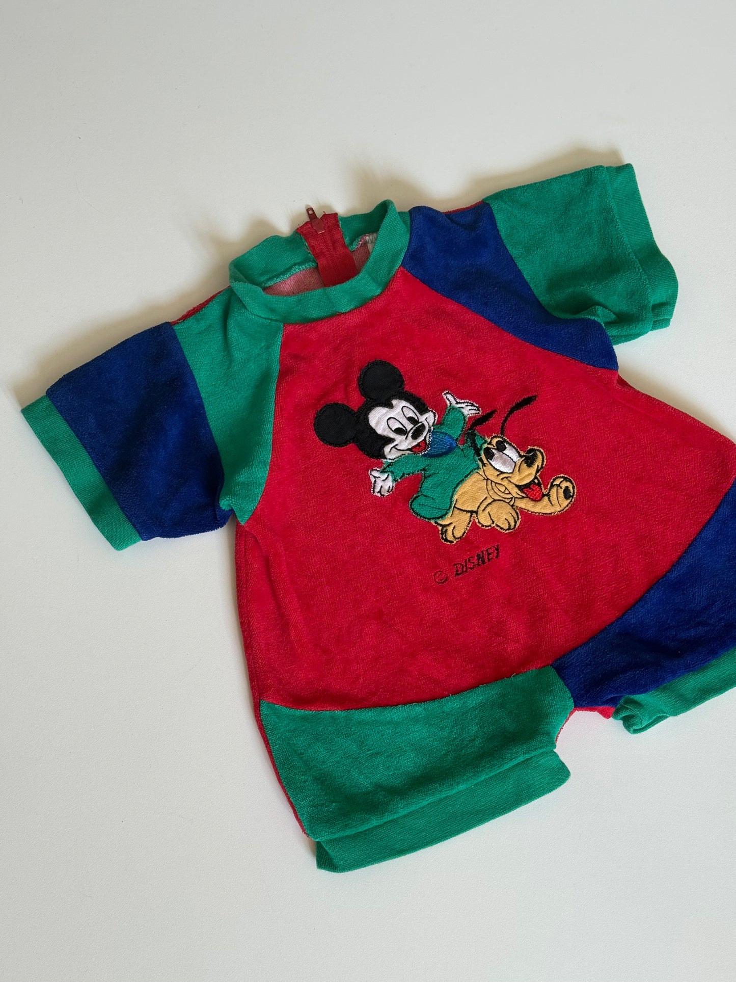 Vintage Disney baby Mickey Mouse romper. 
Size 50-56 ( approx 1-3 months)
