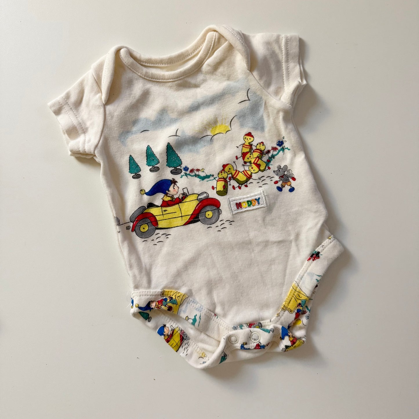 Vintage newborn noddy bodysuit. Up to 1 month
