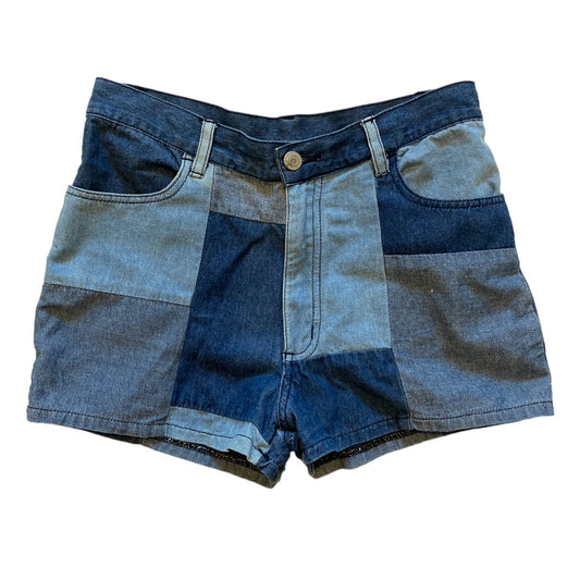 Tammy girl patchwork highwaisted shorts size 6-8