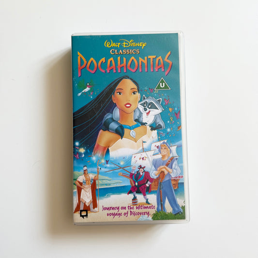 Vintage Pocahontas vhs tape