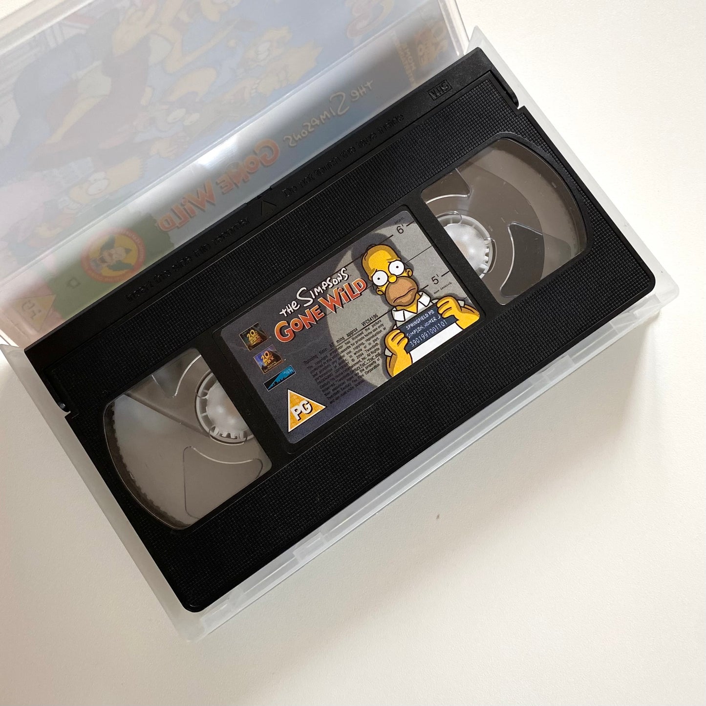 Vintage 2001 the simpsons vhs tape