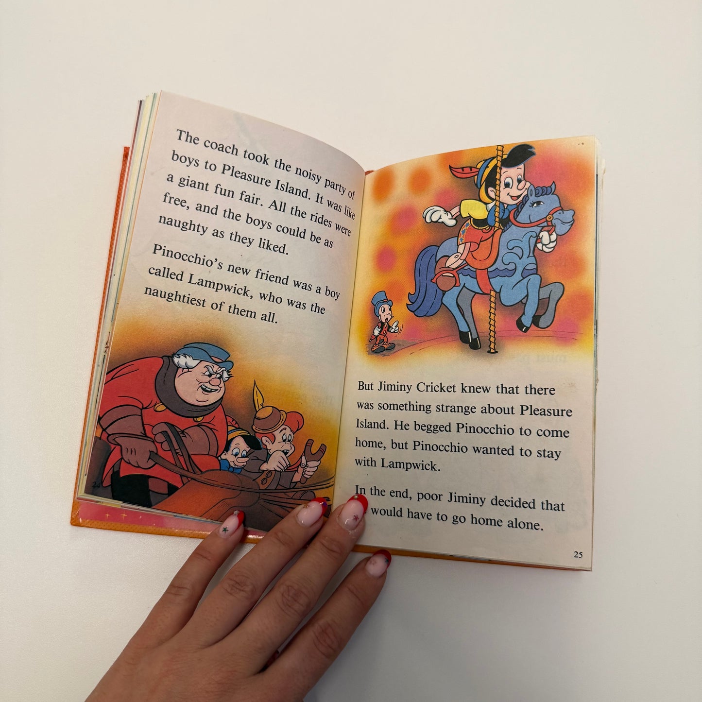 Vintage Pinocchio book