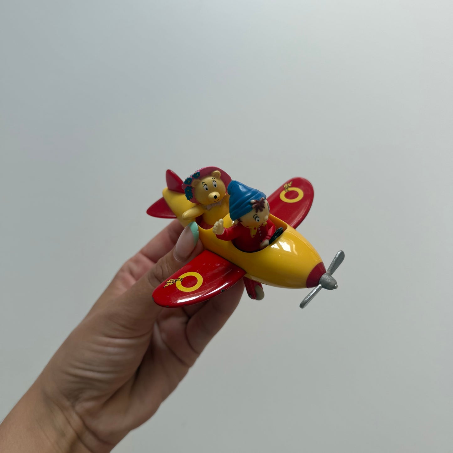 Vintage noddy plane with Bessie and noddy figure.
