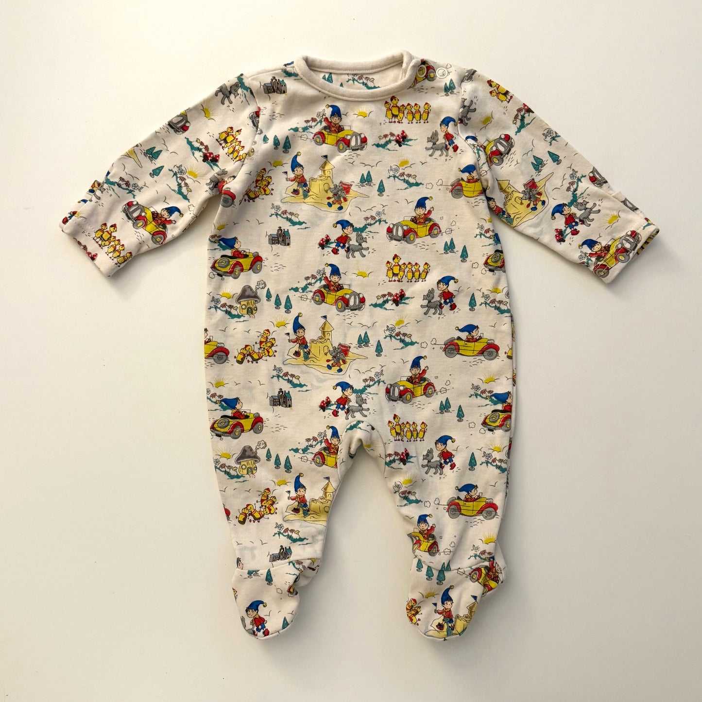 Vintage noddy sleep suit / romper. Size 1 month