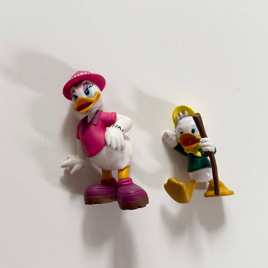 Disney Daisy & Huey duck figures