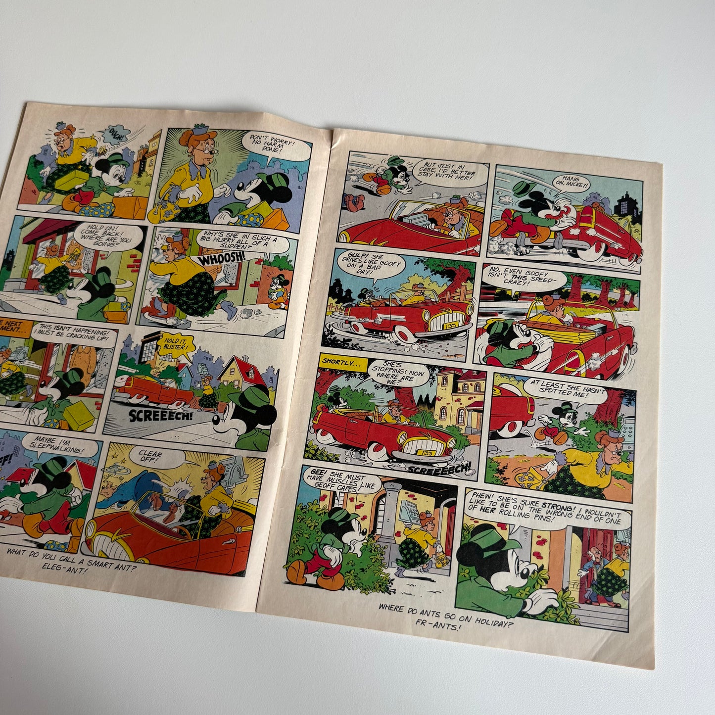 Vintage 1989 comic book ‘ Walt Disney’s Mickey Mouse and Friends