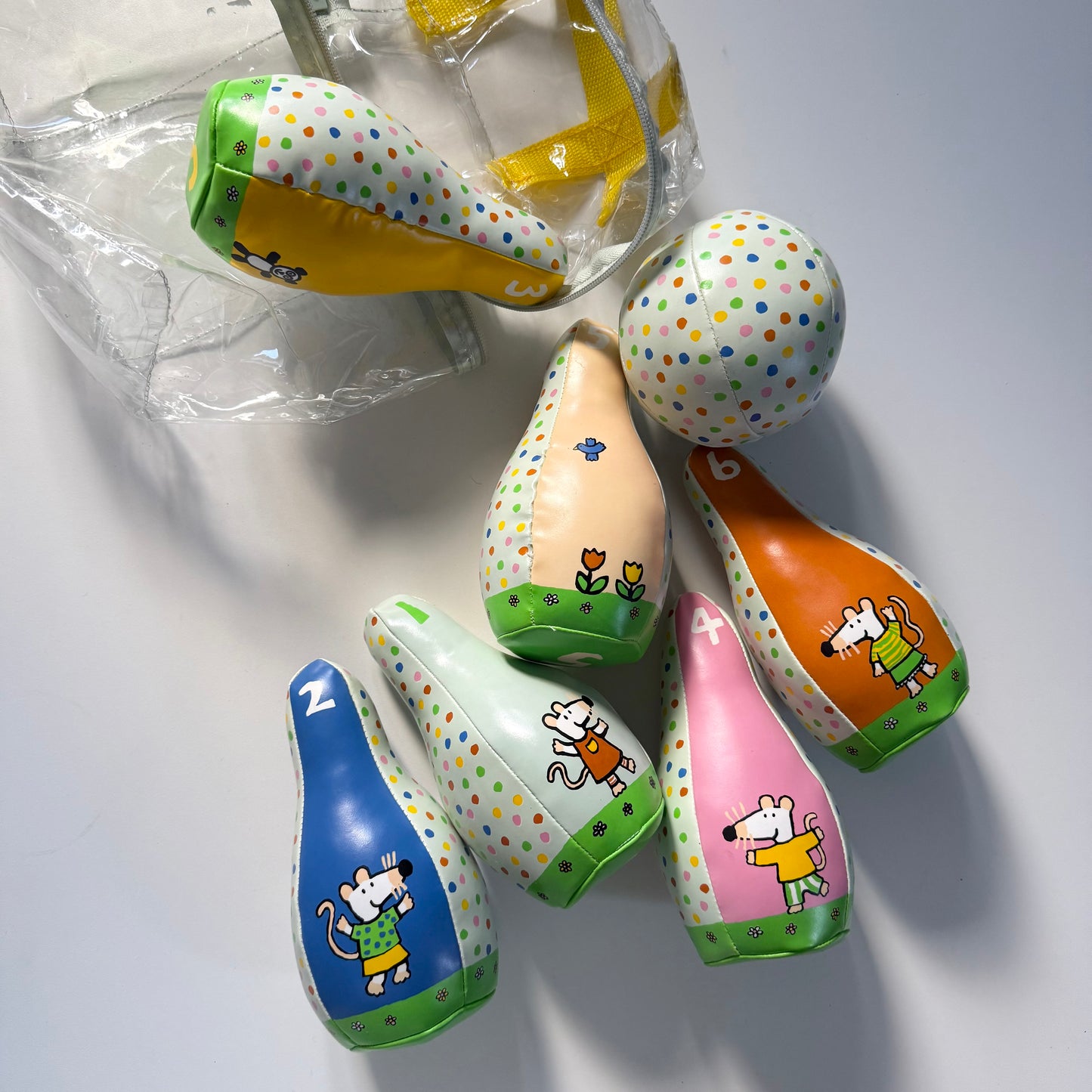 Maisy mouse skittles set of 6.