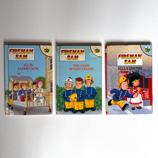 Vintage fireman Sam set of 3 books