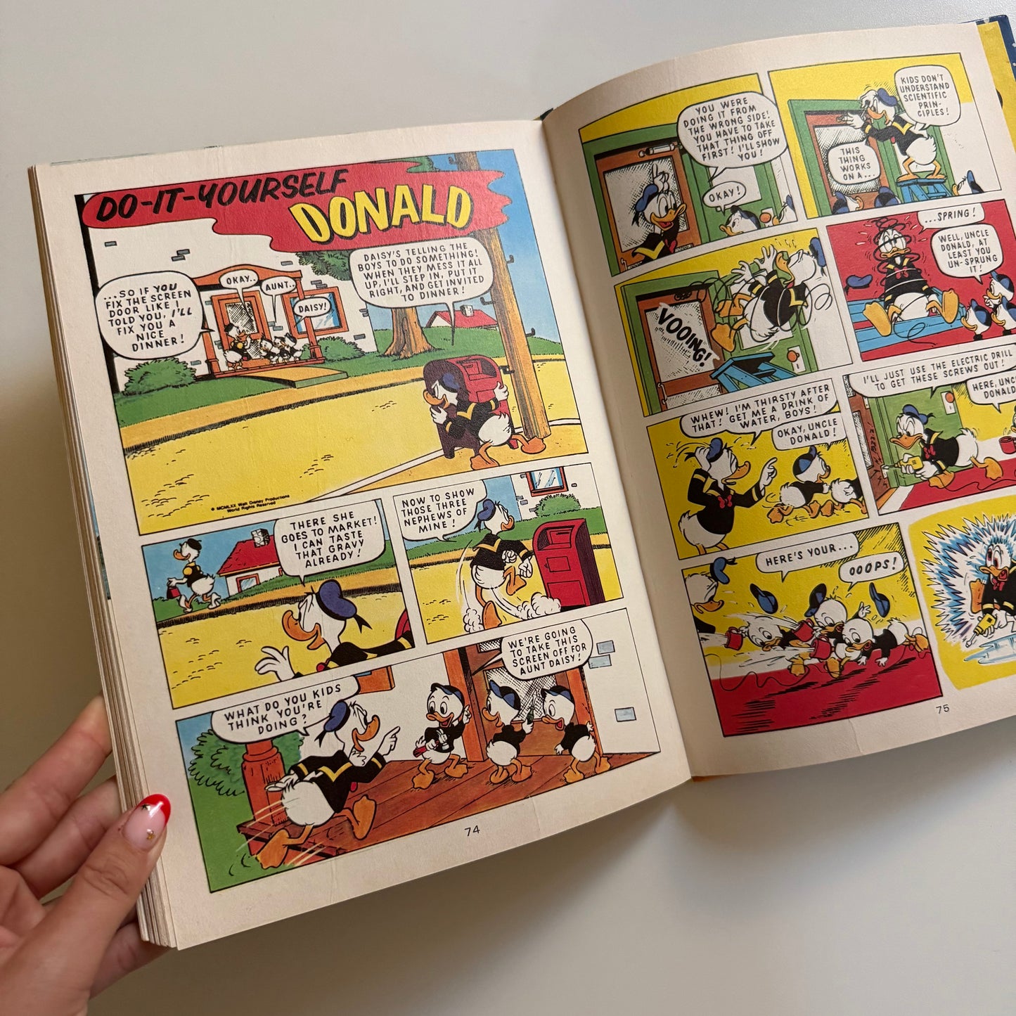 Vintage 1973 Mickey Mouse annual