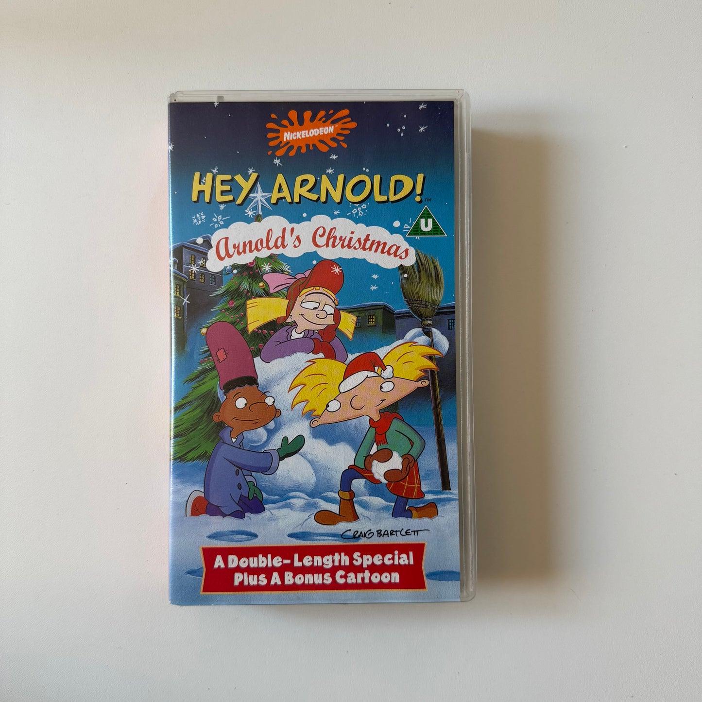 Vintage 1997 hey Arnold Christmas vhs tape