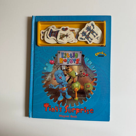 Vintage 2003 CBeebies little robots magnet book