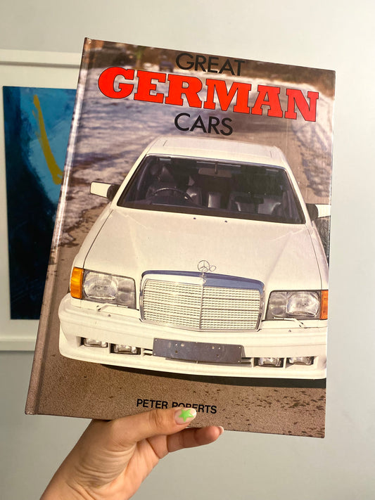 Vintage German cars hardback book ~