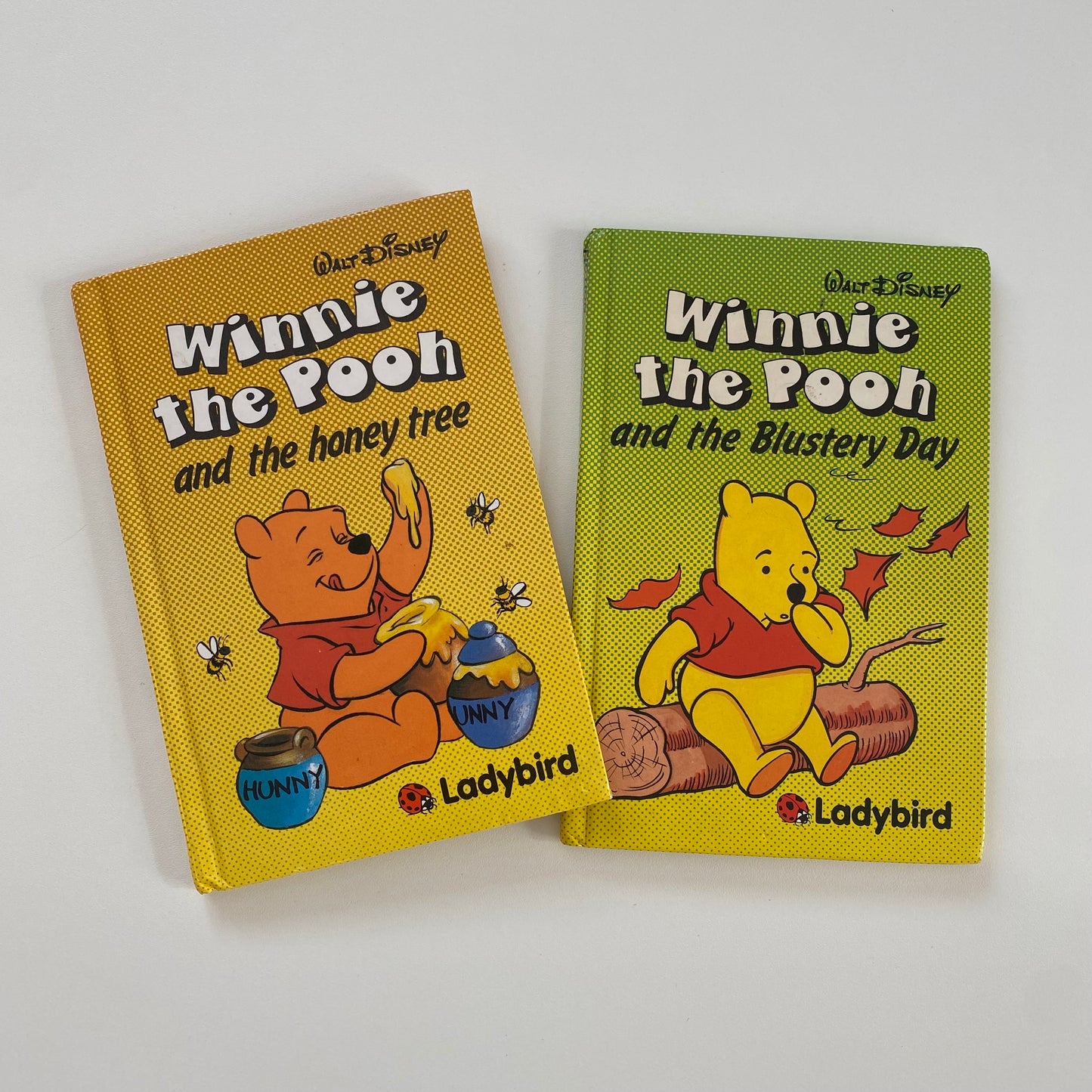 Vintage 1985 set of 2 Disney Winnie the Pooh books.
