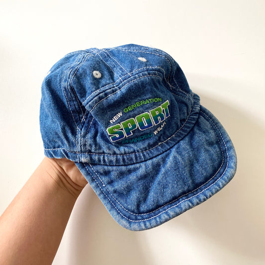 Vintage sportswear denim cap Approx size 2-3 Y