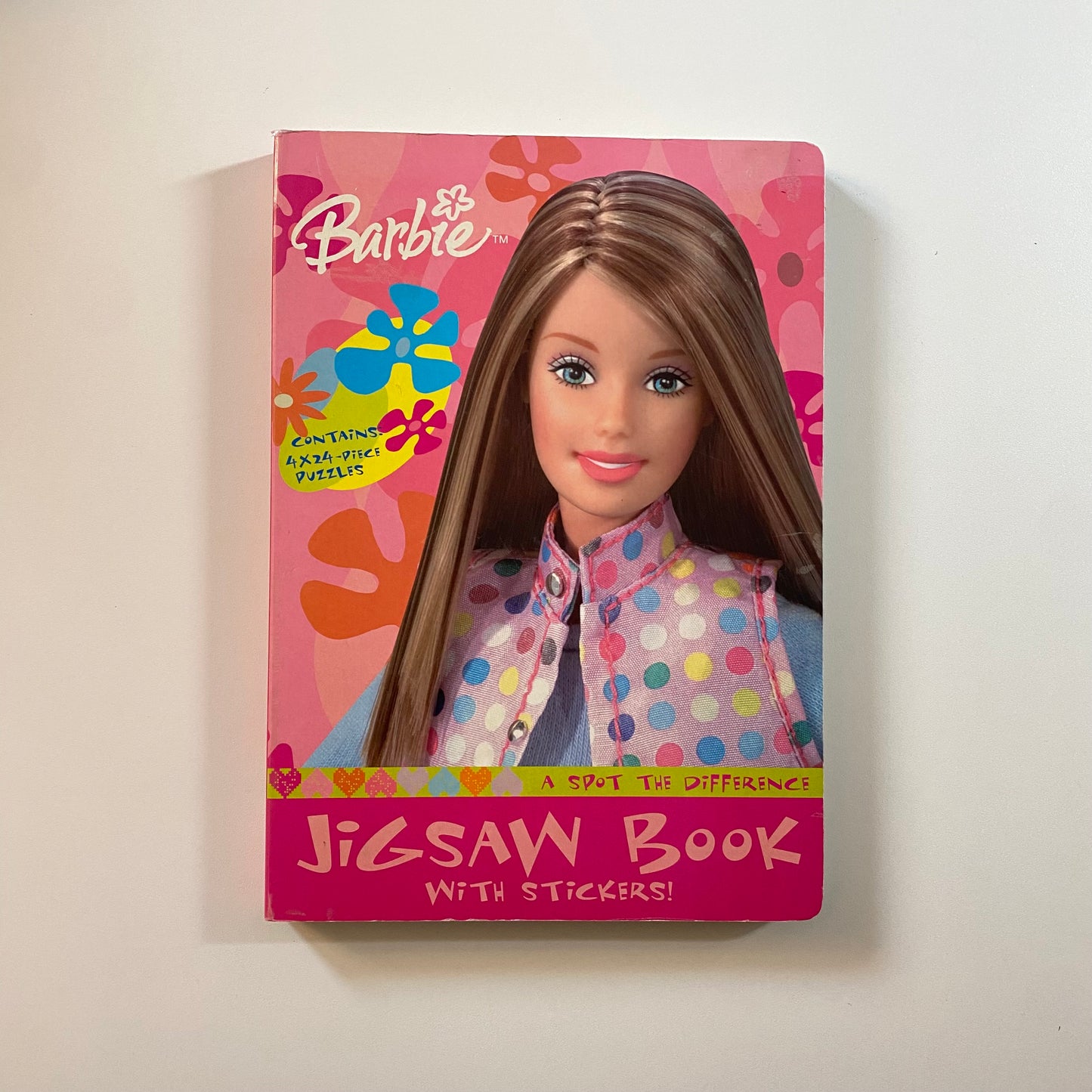 Vintage 2005 barbie a4 puzzle book