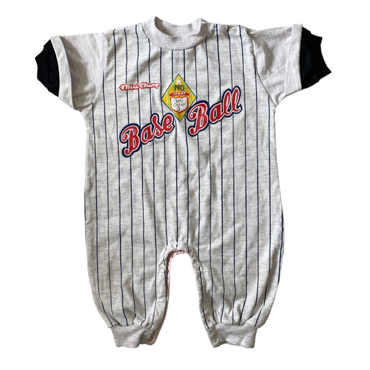 Vintage baseball romper 12 months