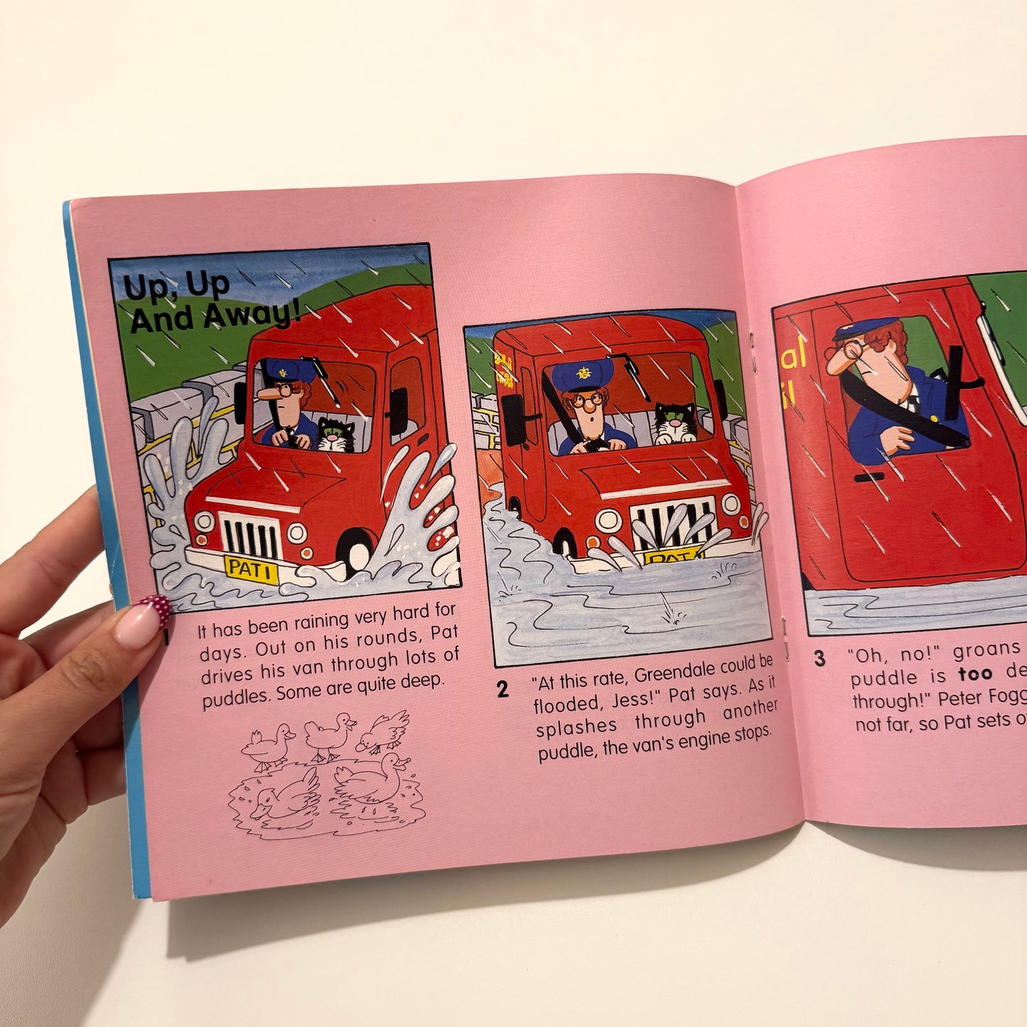 Vintage 1996 postman Pat book