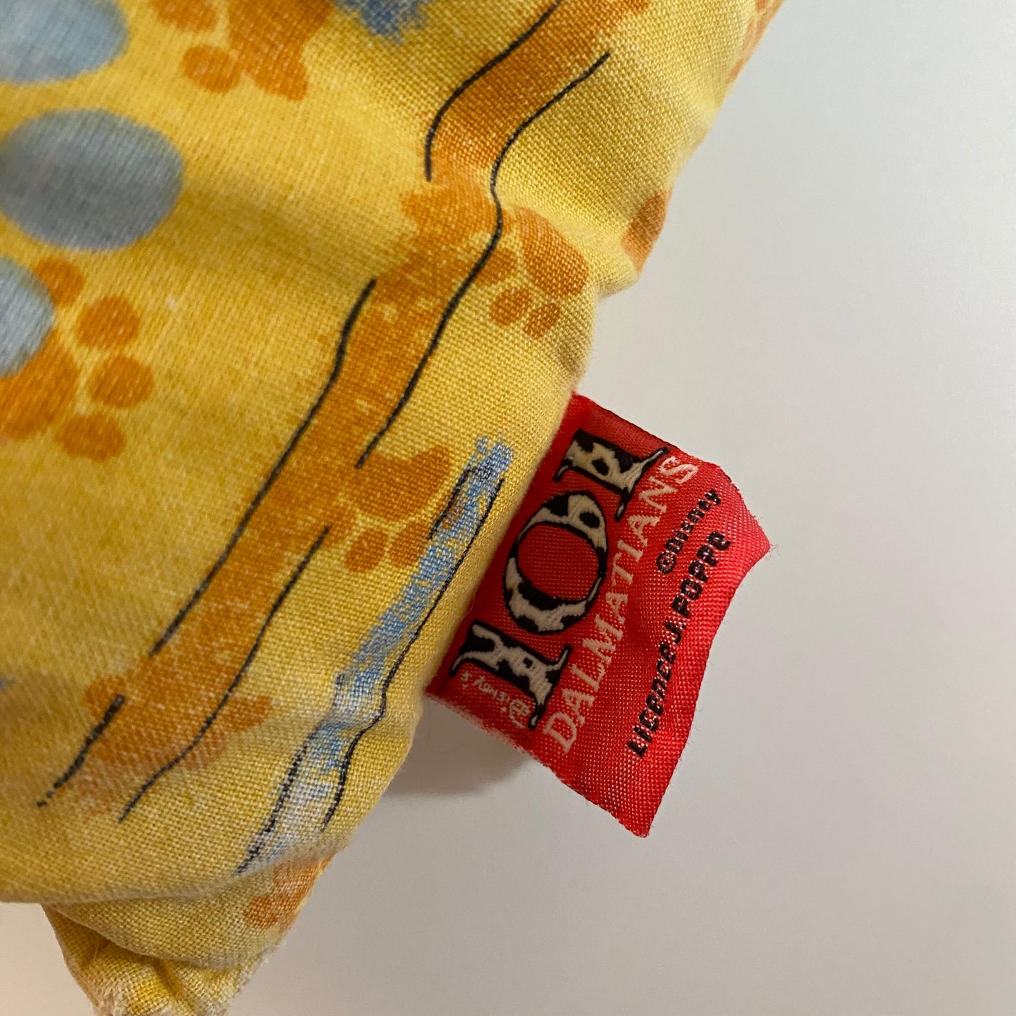 Vintage 101 dalmations square pillow.