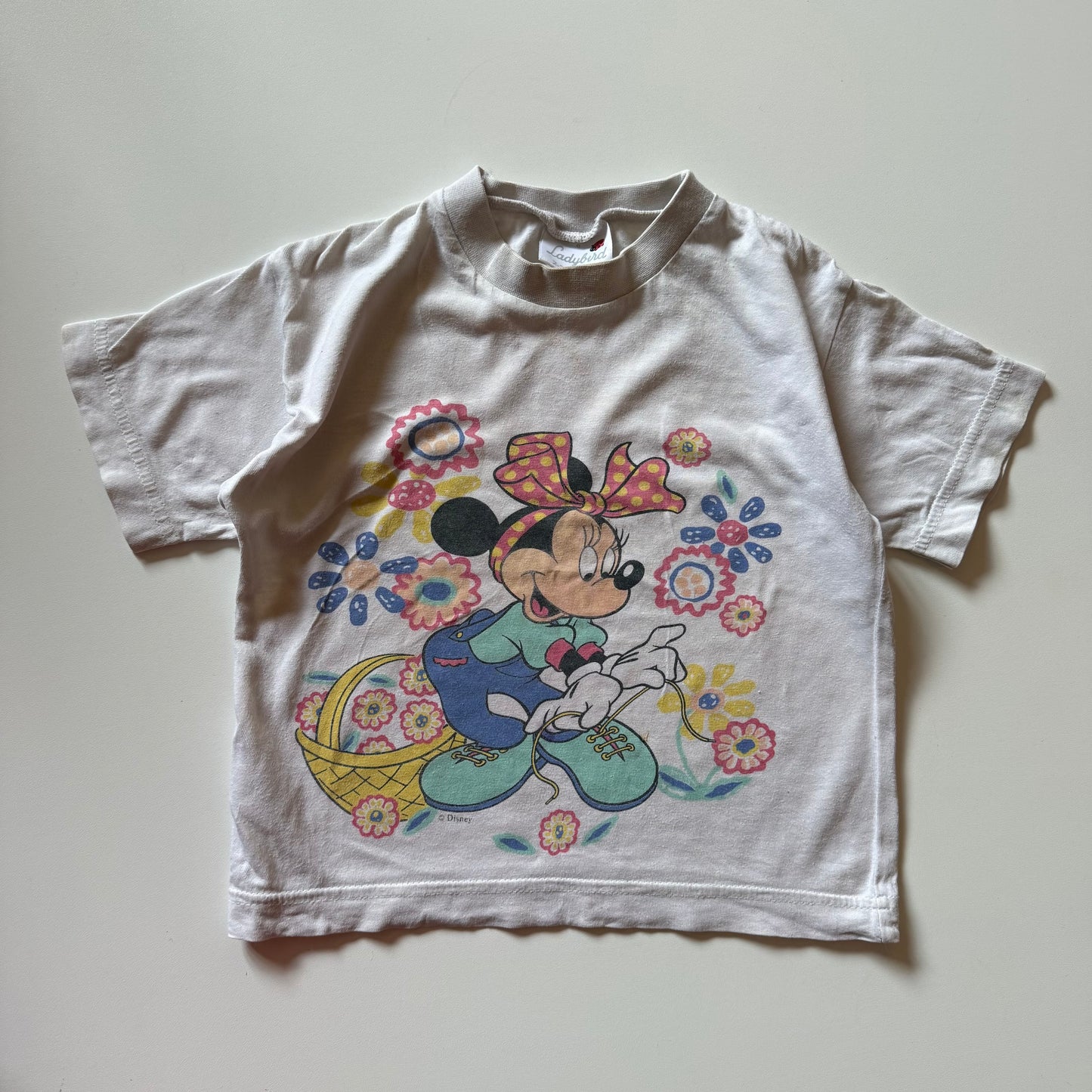 Vintage ladybird Minnie Mouse top. Signs of wear. Size 2-3 years