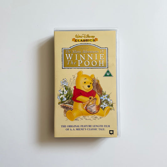 Vintage Winnie the Pooh vhs tape