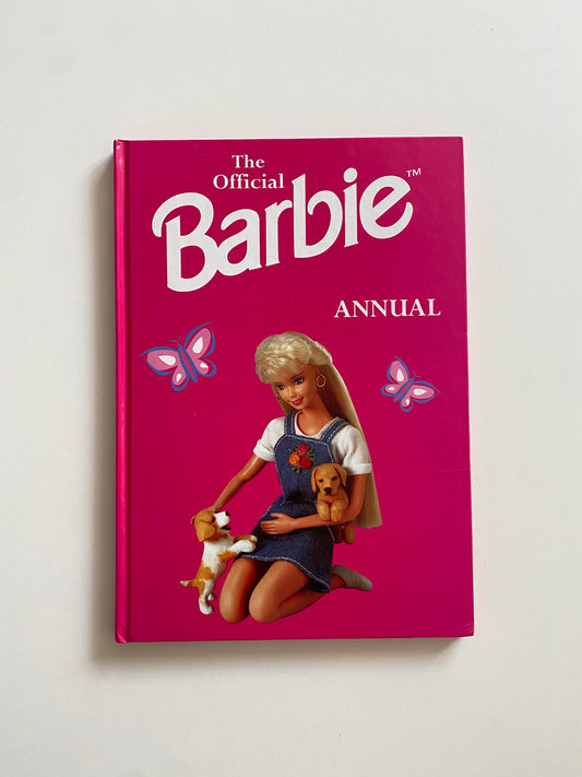 Vintage 1997 a4 barbie annual. Two small drawings but lots more activity’s to do .