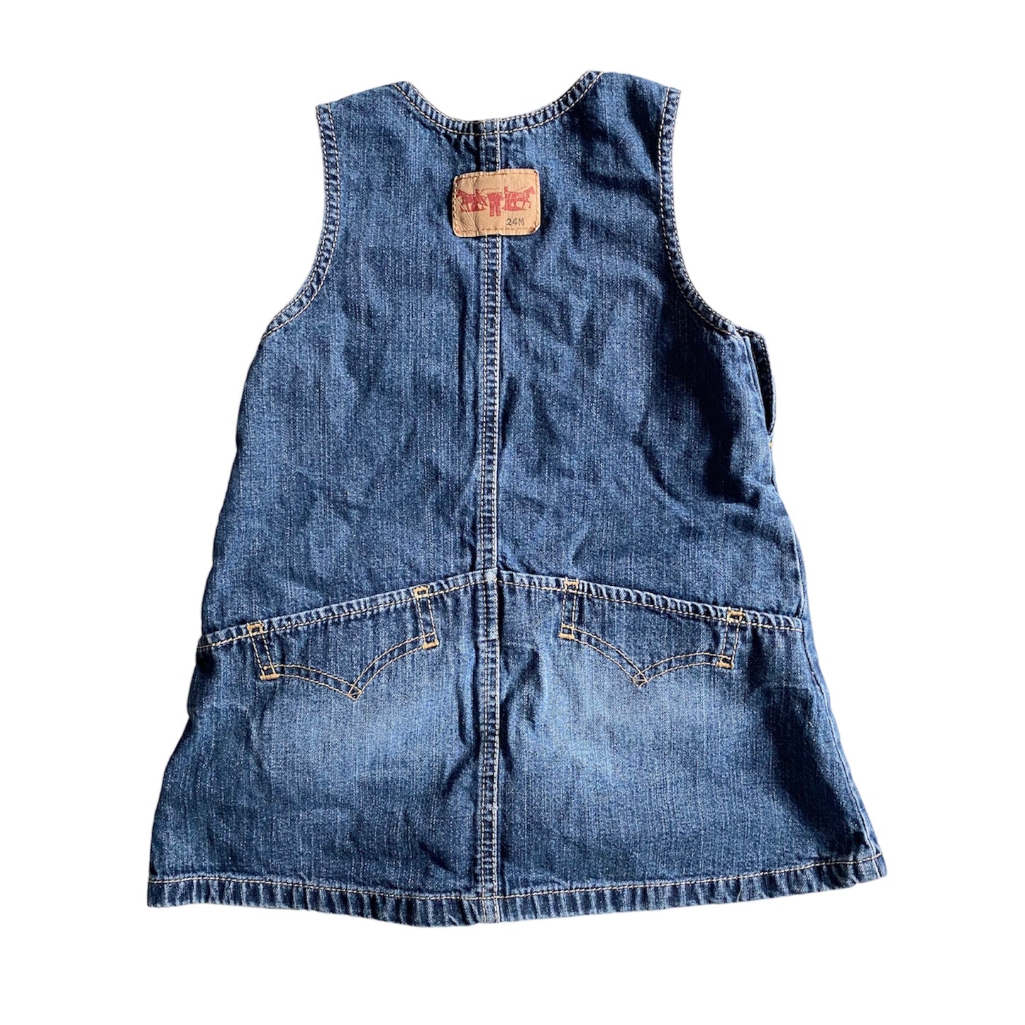 Levi’s denim pinafore dress age 24 months