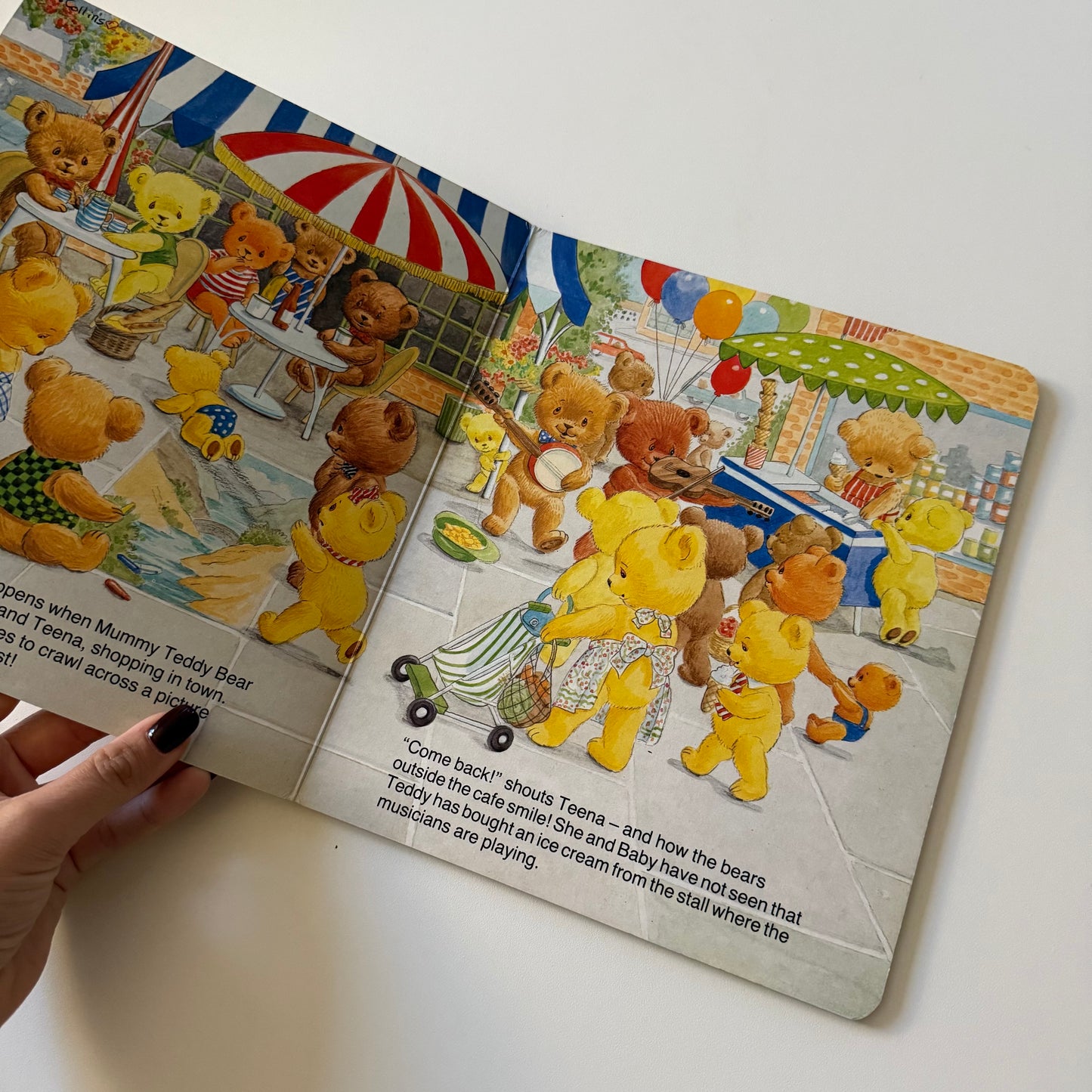 Vintage 1988 Teddy book