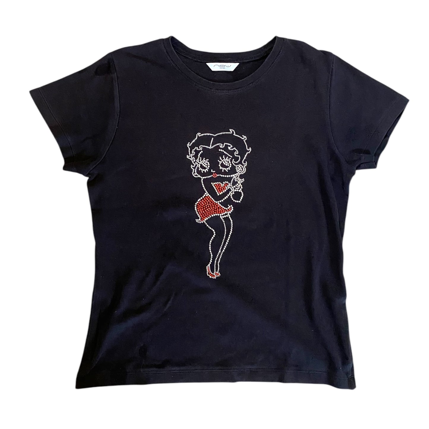 Vintage Y2K new look Betty boop black tshirt. Size 10-12