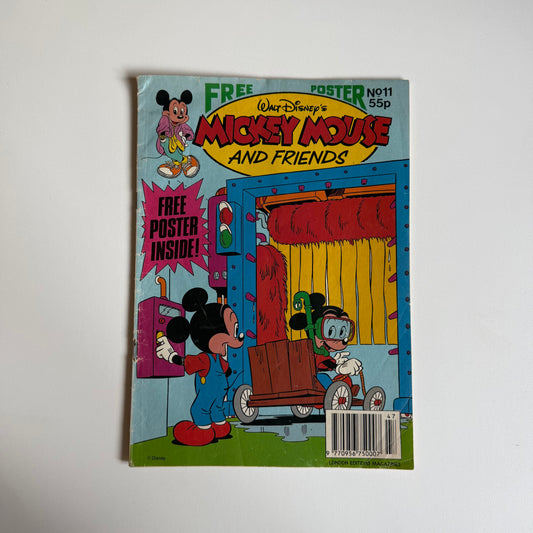 Vintage 1989 comic book ‘ Walt Disney’s Mickey Mouse and Friends