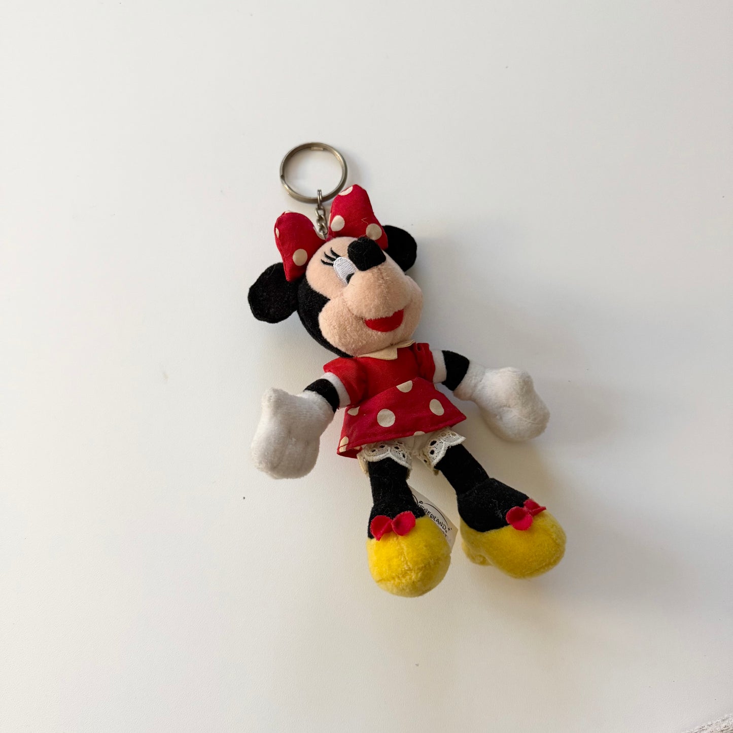 Vintage Minnie Mouse plush keyring