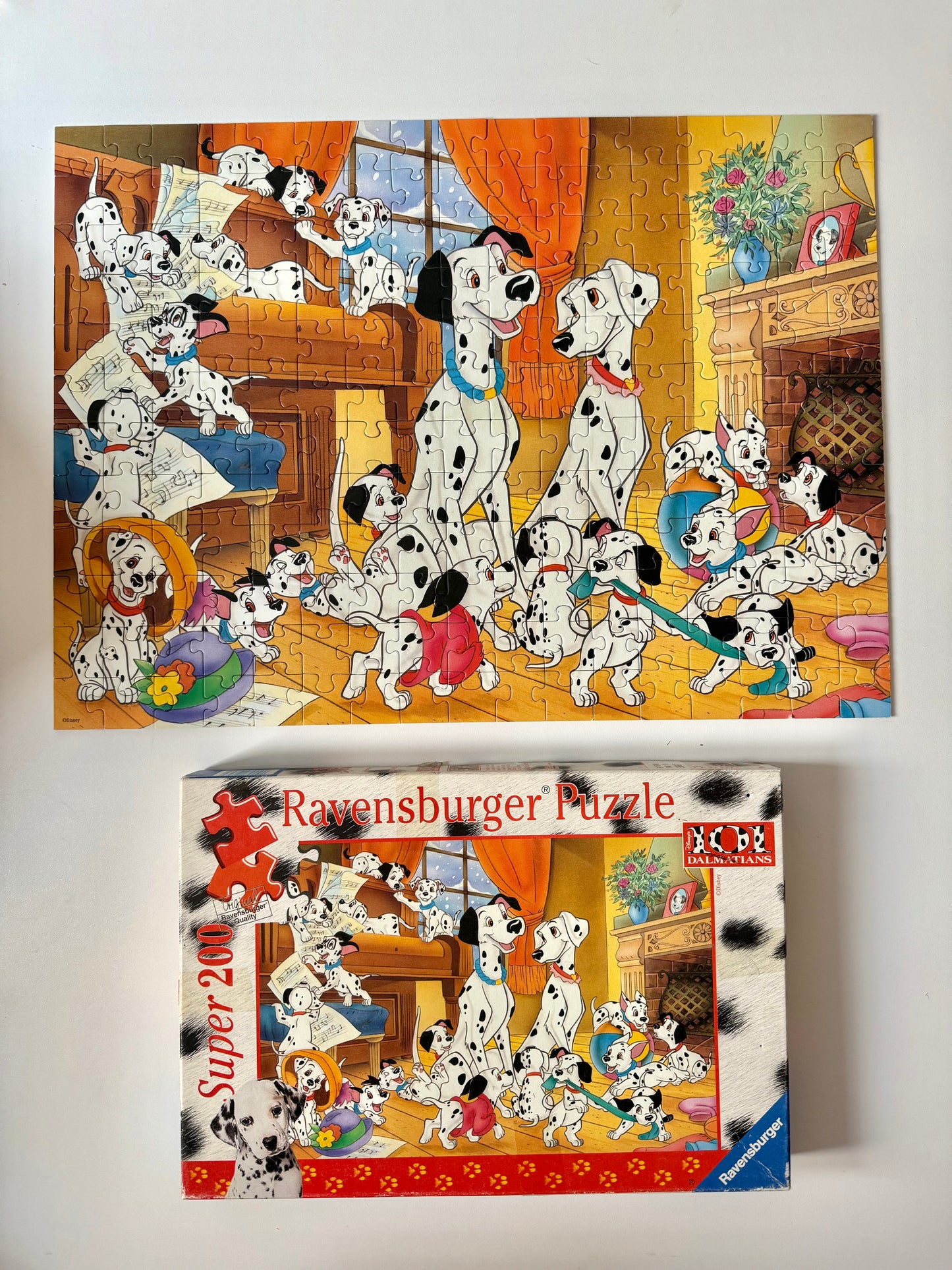 Vintage 101 dalmations puzzle