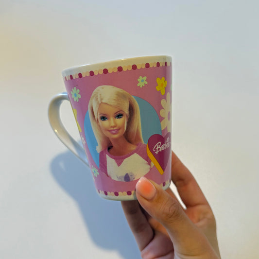 Vintage 2004 Barbie ceramic mug