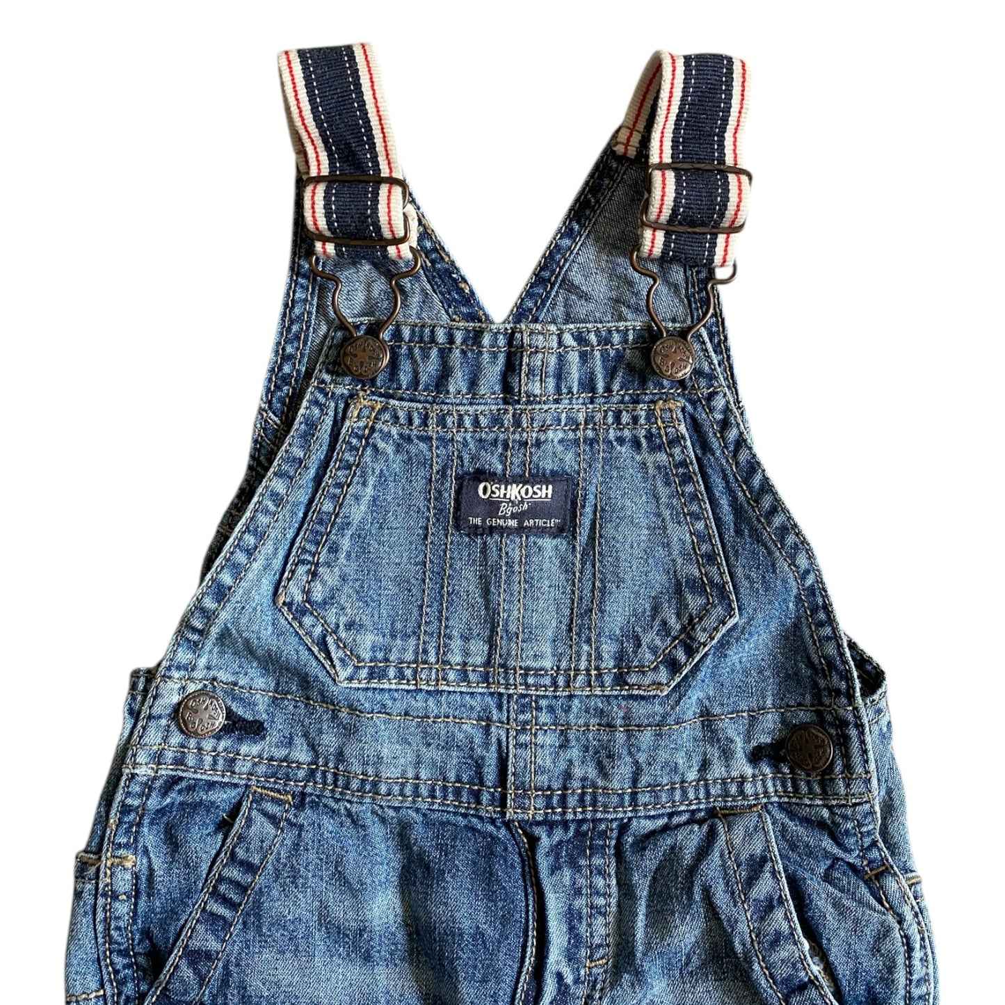 Oshkosh denim dungarees. Size 9-12 months