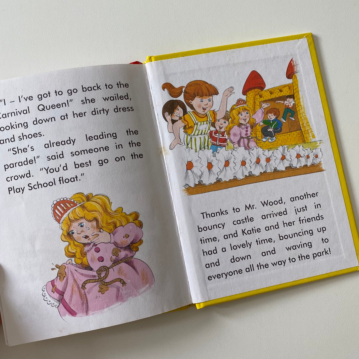 Vintage 1992 Katie and the carnival book