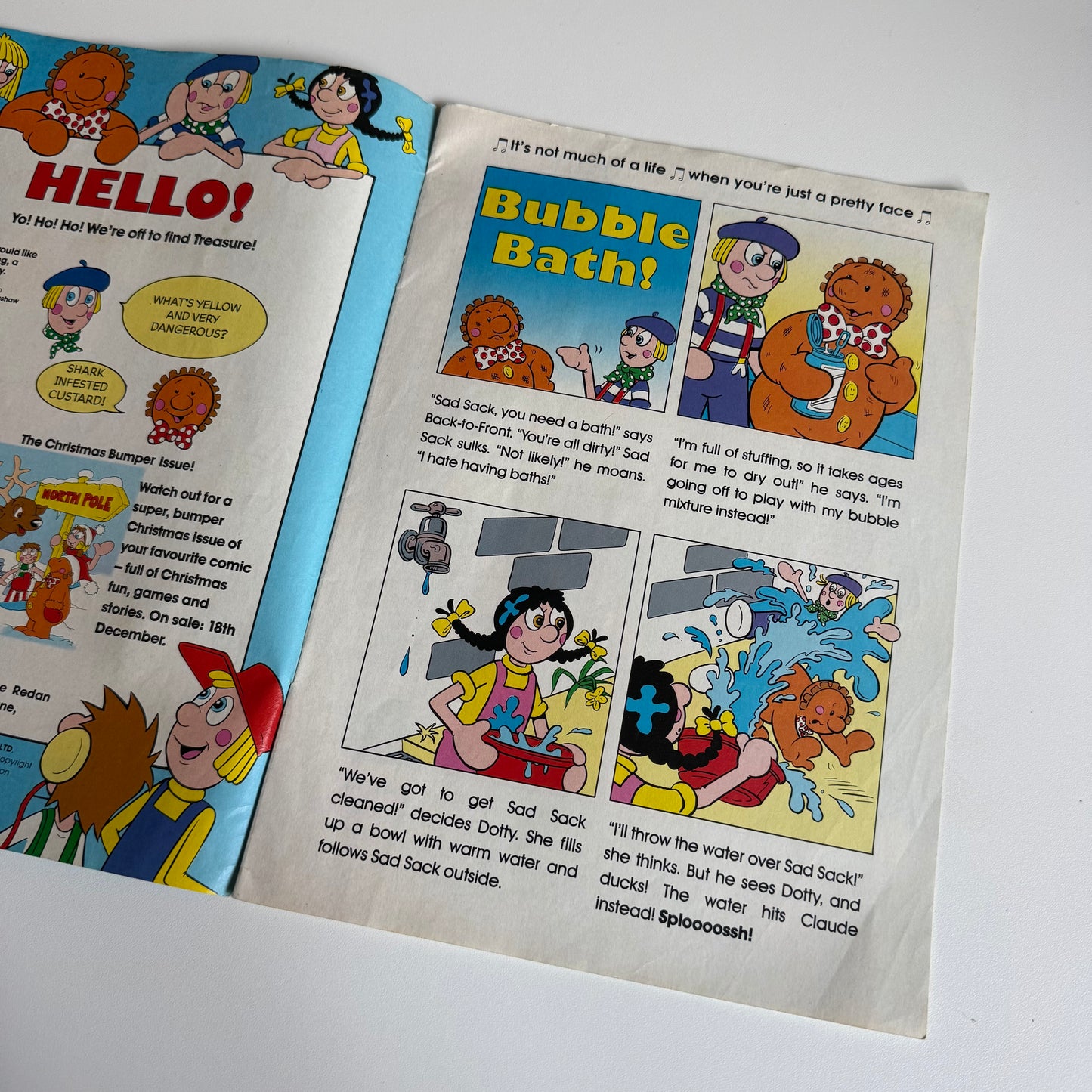 Vintage 1986 raggy dolls magazine