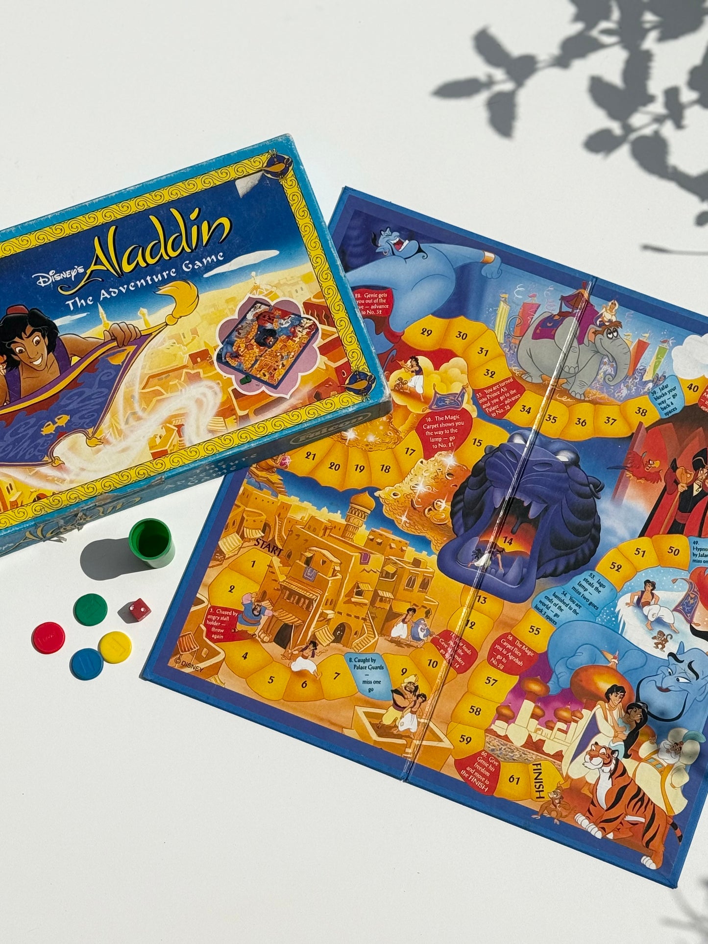 Vintage Disney Aladdin board game