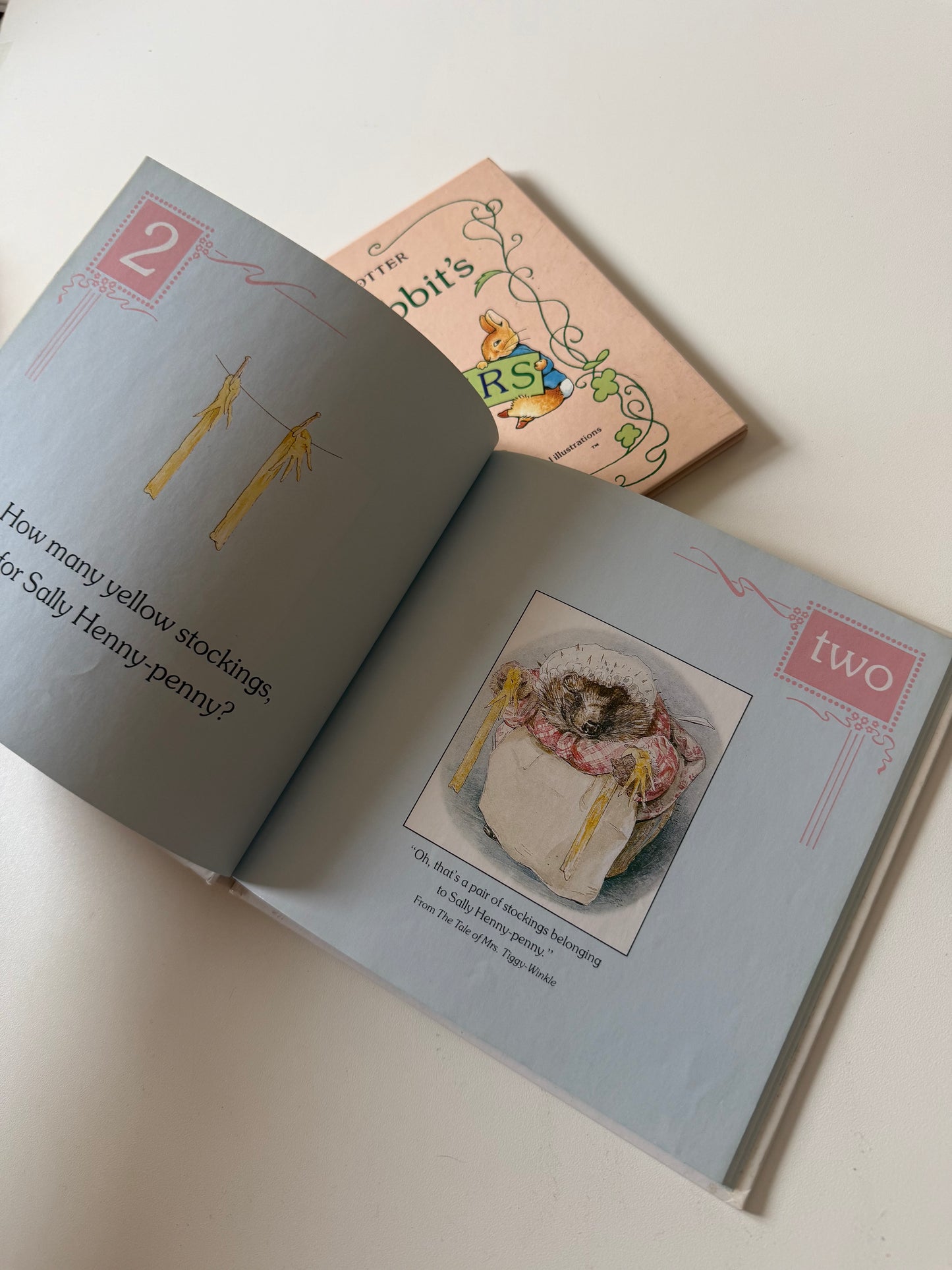 Vintage Beatrix rabbit books x 2