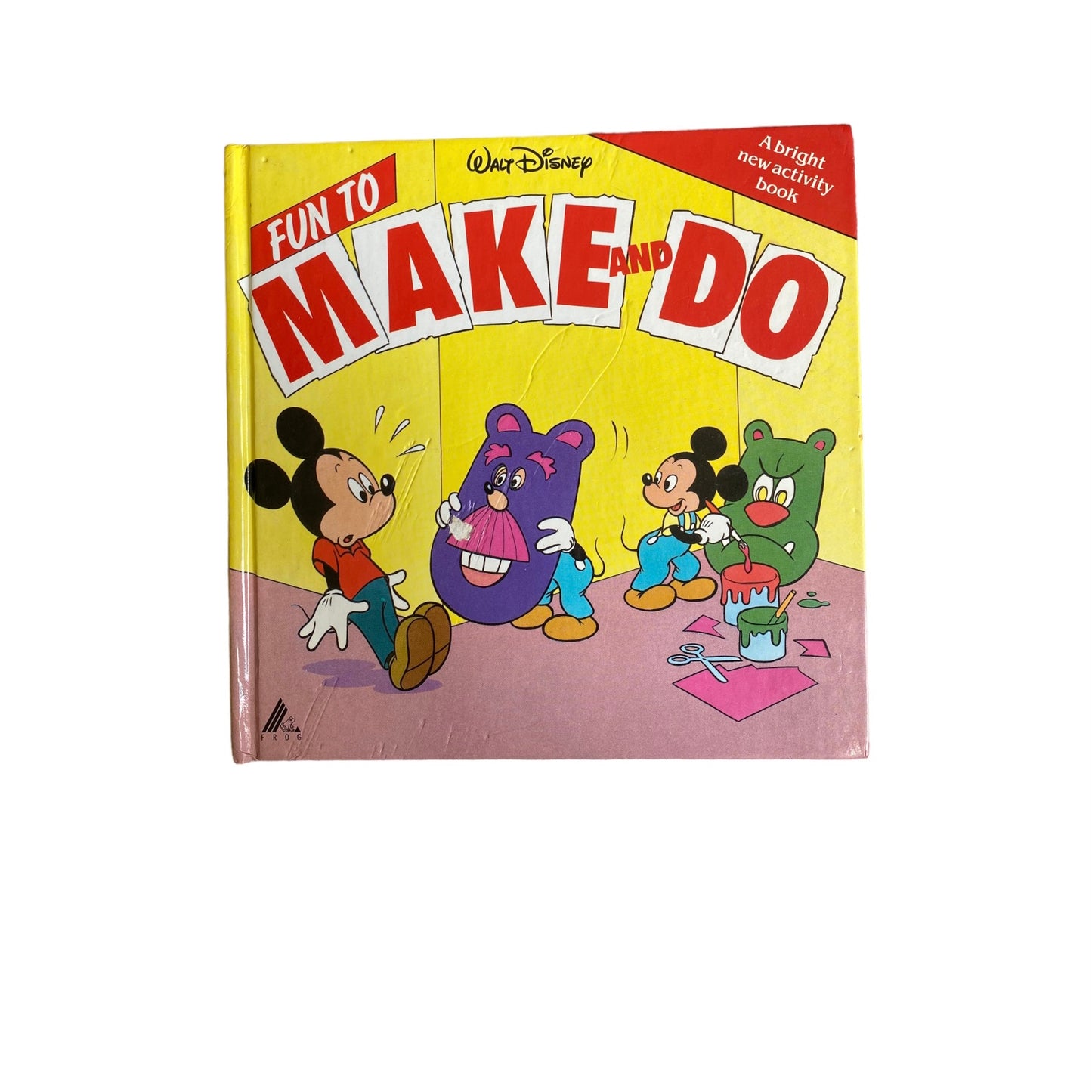 Walt Disney make and do hardback book - so cool inside!