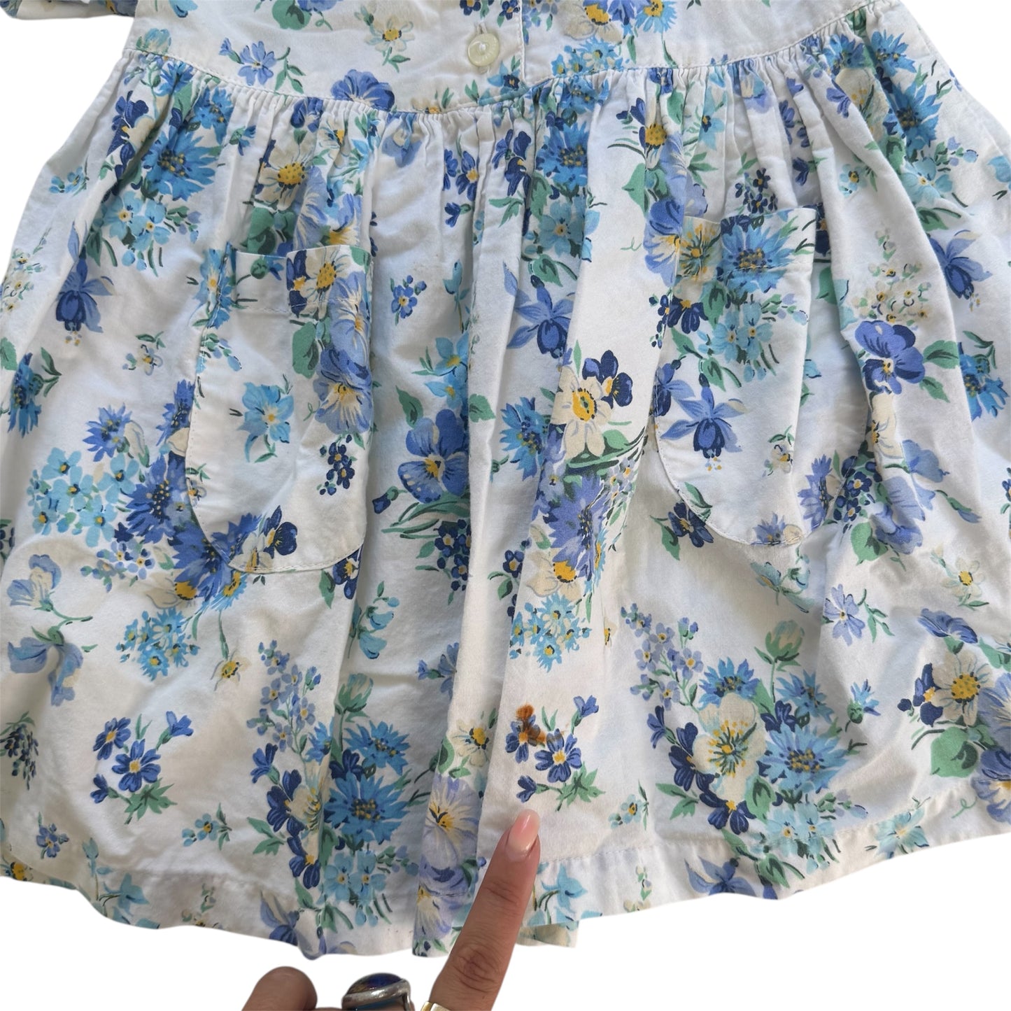 Vintage st Michael floral dress. 12-18 months. Mark as shown