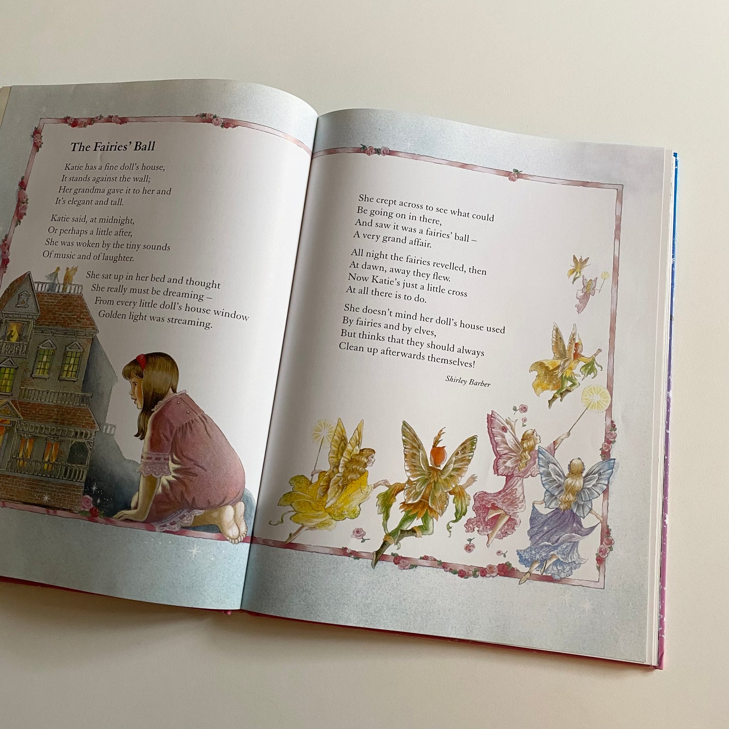 Vintage 2002 Shirley barbers fairy stories book. A4.