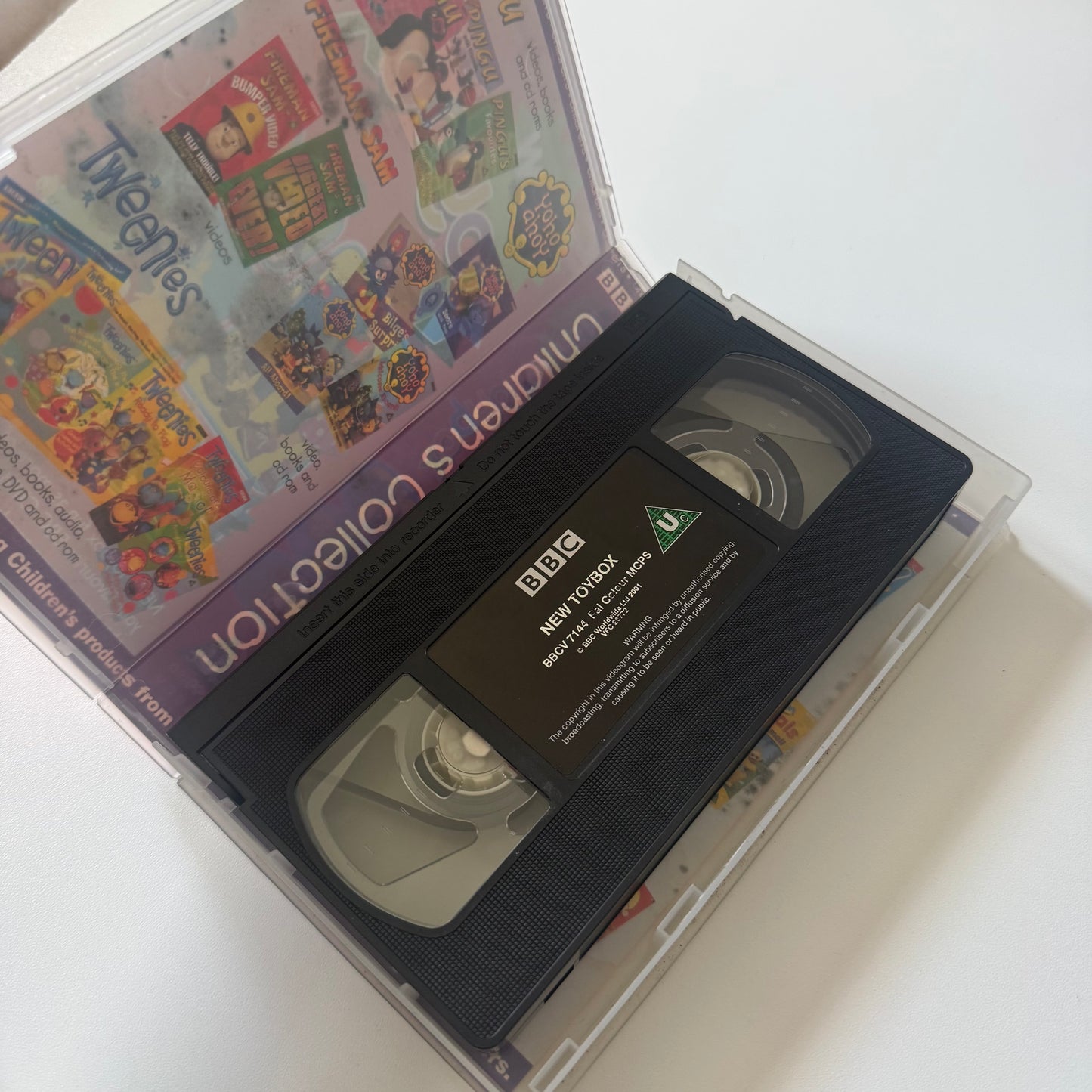 Vintage 2001 toybox vhs tape
