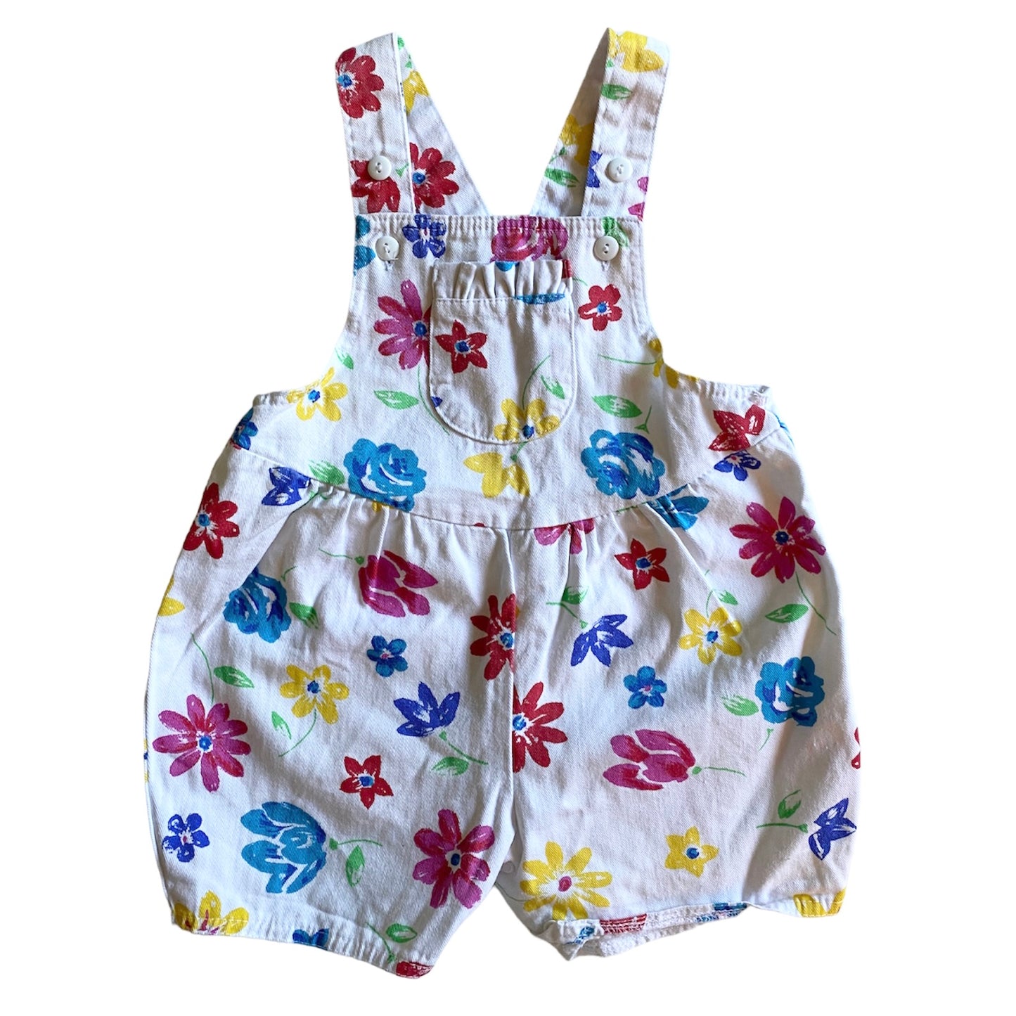 Vintage ladybird summery shortalls 3-6 months