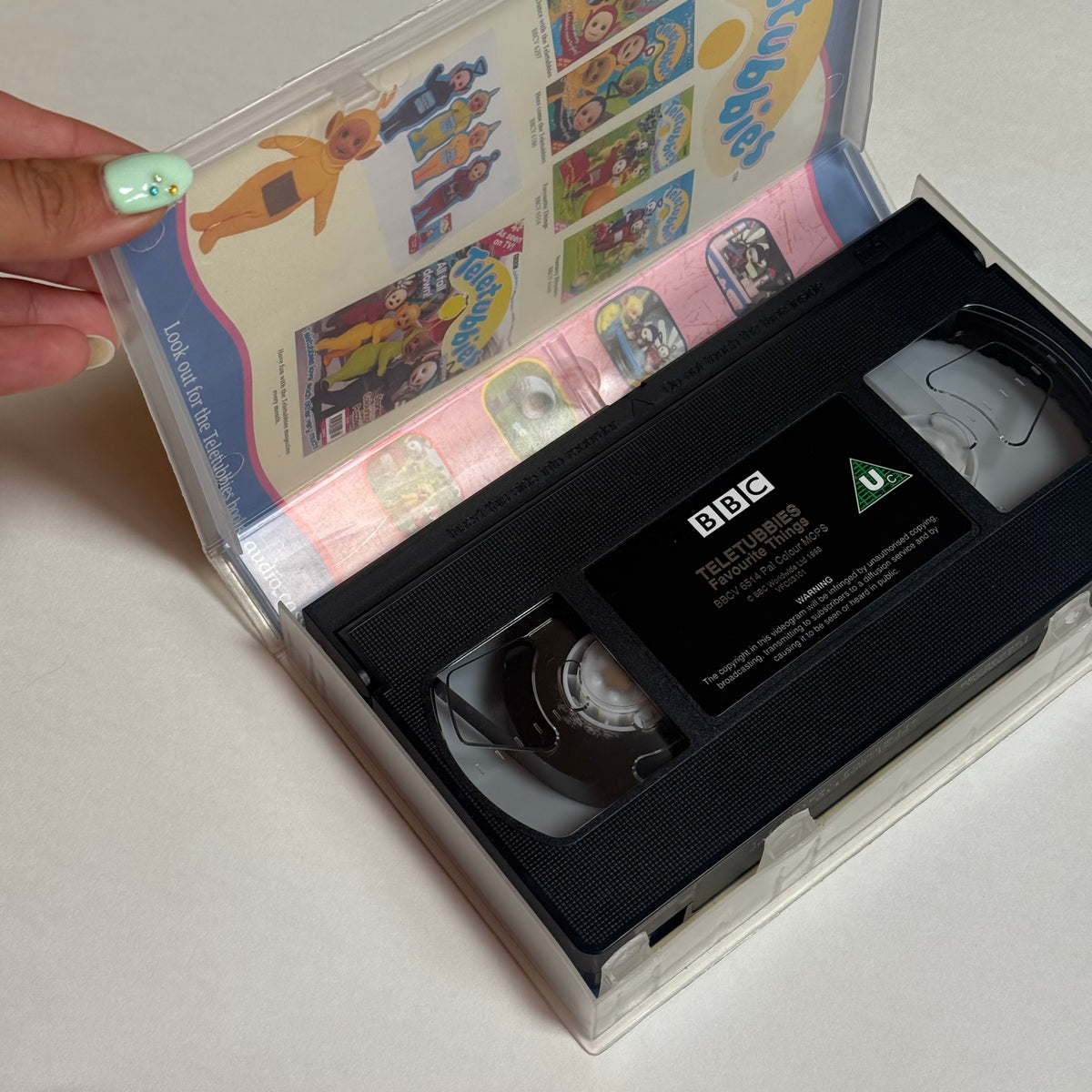 Vintage 1998 teletubbies vhs tape