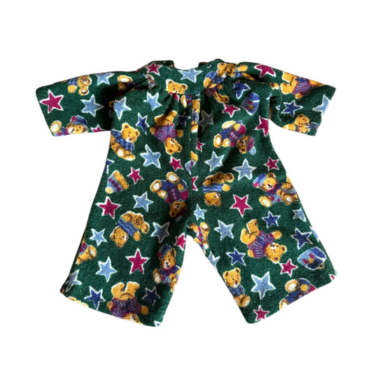 Vintage cosy fleece romper. Size approx 6-9 months