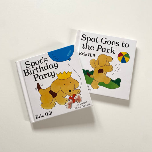 Set of two 2020 spot the dog toddler books.
