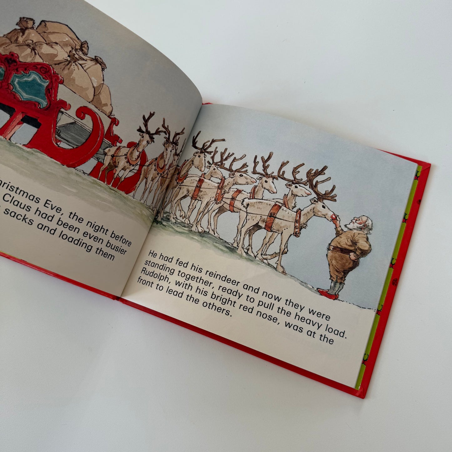 Vintage 1985  ladybird Christmas book