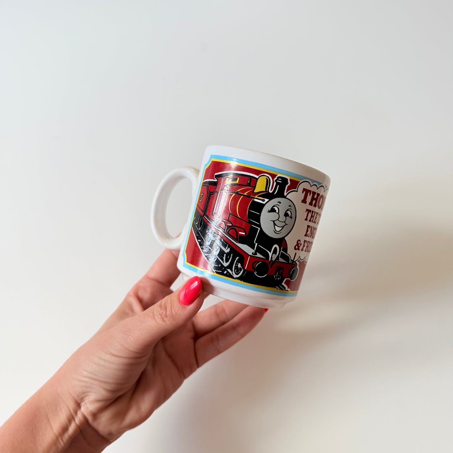 Vintage 1990 ceramic Thomas the tank engine mug
