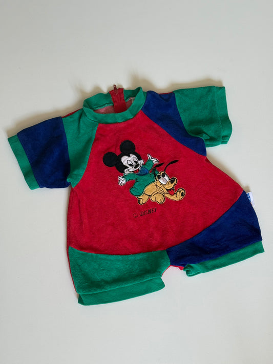Vintage Disney baby Mickey Mouse romper. 
Size 50-56 ( approx 1-3 months)